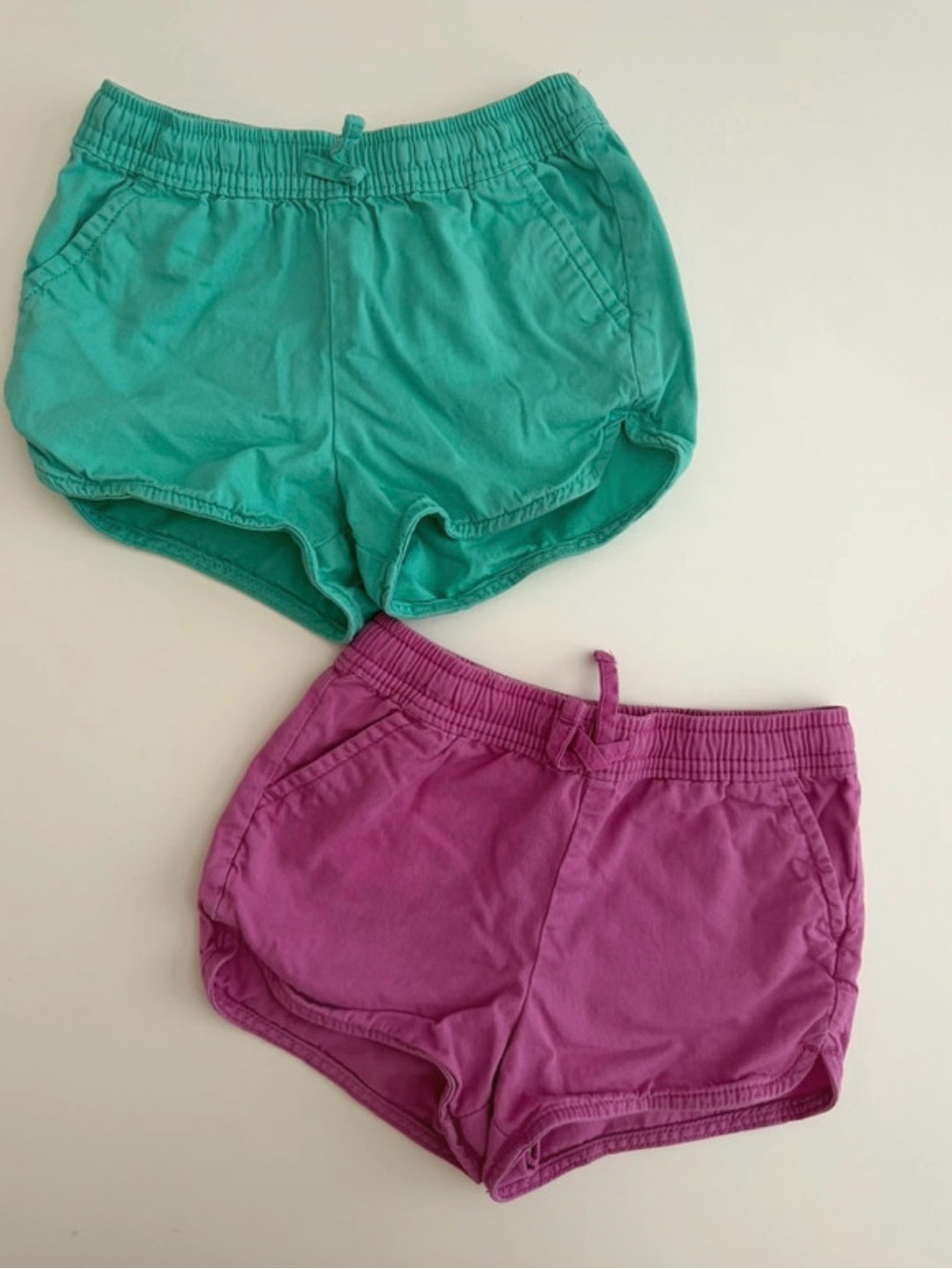 Jumping Beans 4T Shorts Bundle: Teal & Purple